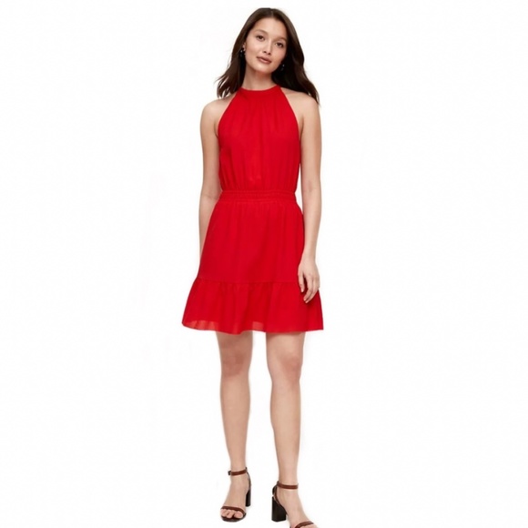 Aritzia Wilfred Effet Crepe Mini Dress - Picture 1 of 6